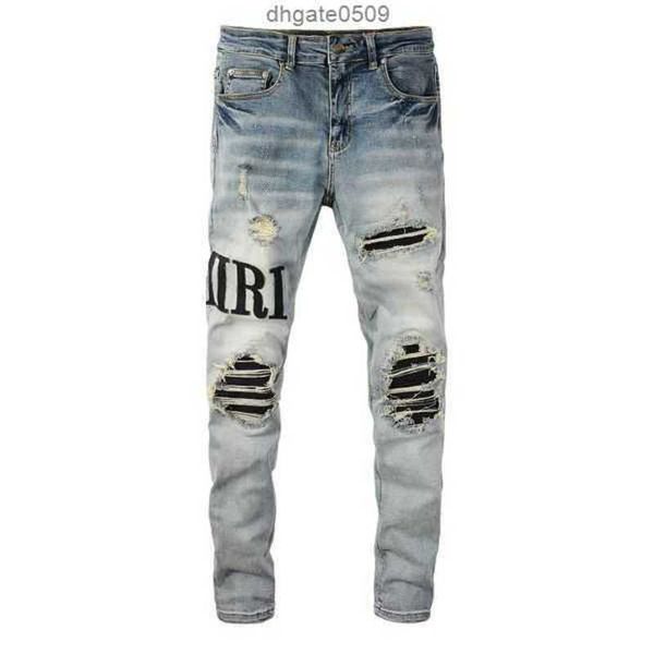 

2022 new arrivals amirs mens luxury denim jeans holes trousers jean coolguy biker pants man clothing ukj5 1jub678qc, Blue