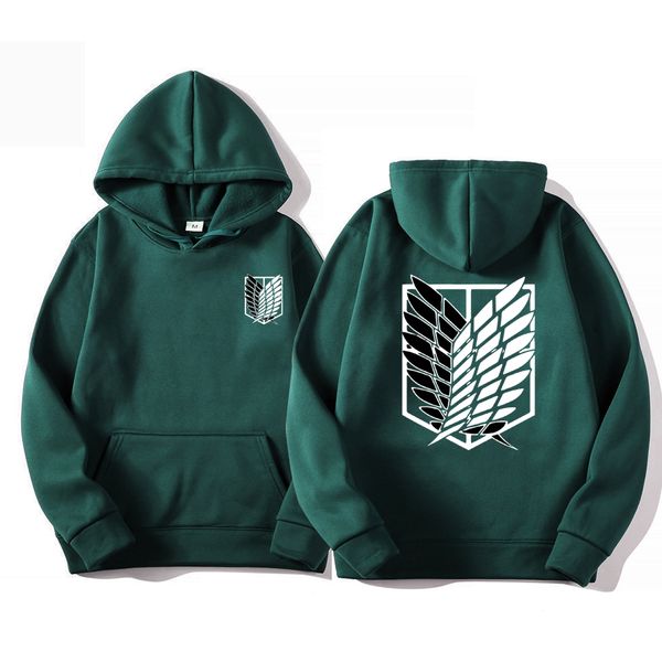 

men's hoodies sweatshirts attack on titan men's hoodie anime hoodies men women streetwear pullover harajuku hoodies sweatshirt clo, Black