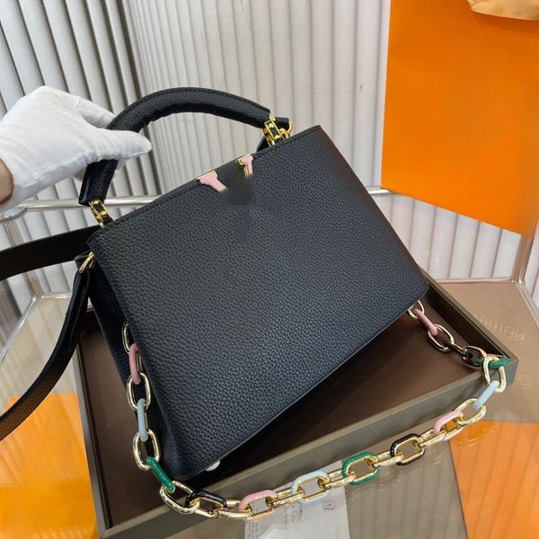

designer bag the tote bag shoulder bag women fashion handbag classic luxury women's bag detachable strap chain single shoulder crossbod