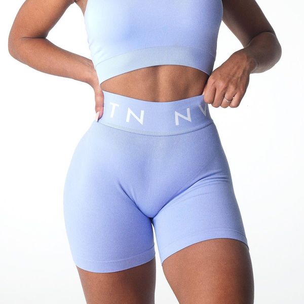 

womens shorts nvgtn sport seamless shorts women workout short bottom leggings training outfits exercise gym fitness yoga wear knited band 23, White;black