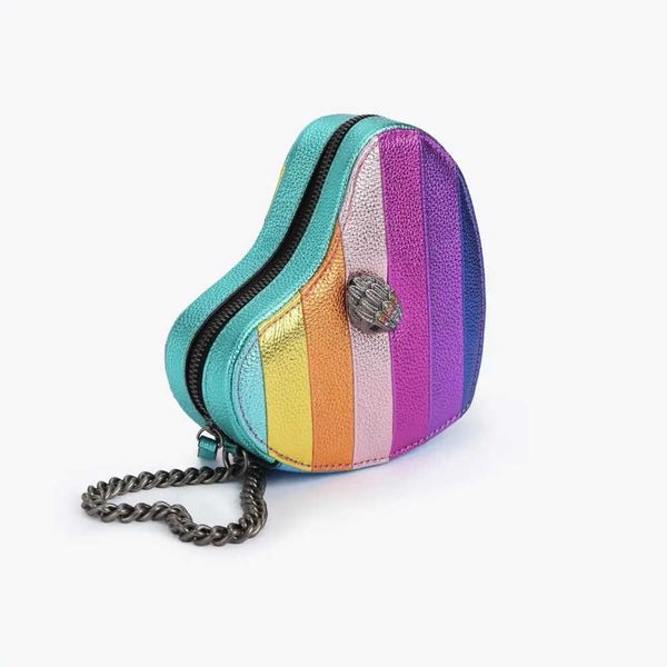 

kurt geiger kensington mini heart chains bag lady luxury crossbody purse zipper handbag level small messenger bag niche high sense