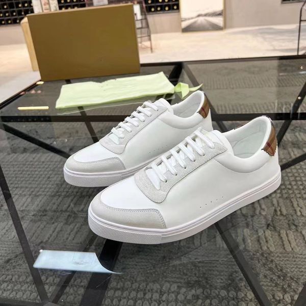 

vintage check cotton shoes suede sneakers designer striped casual shoes low-sneaker platform trainer print check trainers men italy shoe 04, Red;white