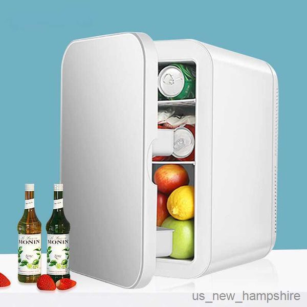

6l/20l portable refrigerator compact multifunction mini beauty cosmetics refrigerators drink cooler warmer fridge for home car r230816