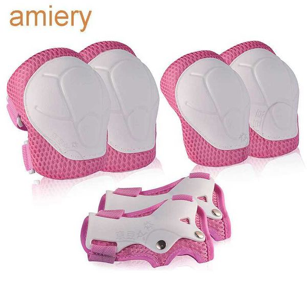 

children's balance bicycle support sports protector skiing skating roller knee and wrist combined sports protector, Black;gray