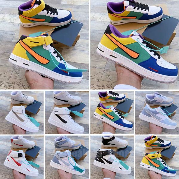 

2023 mens women one white running shoes black af 1 womens spruce aura pale ivory outdoor shoes mens trainer sneakers