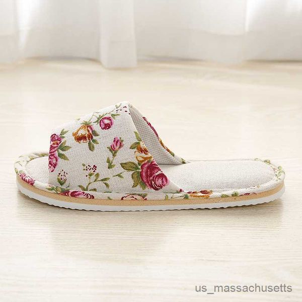 

slipper simple indoor home slippers casual floral flower household soft slippers spring autumn flip flops female slippers r230816, Black;grey