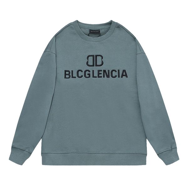 

blcg lencia autumn winter oversize hoodies mens carbonized compact spinning fabric wardrobe essentials sweatshirts warm plus size brand clot, Black