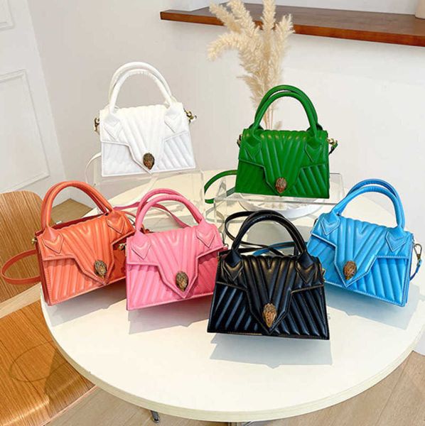 

evening bags kurt geiger women evening bags designer shoulder cross body messenger bag handbag wallet striped stitching advanced sense 2023