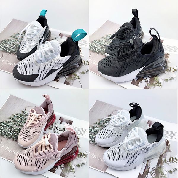 

fashion big kids shoes designer 270 kid sneakers triple white black barely rose 270s dusty cactus children boys girls shoe youth sports trai