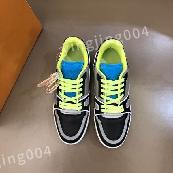 

designer brand men women casual shoes track white black sneakers gomma leather trainer printed platform running shoes size 39-44 rd1012