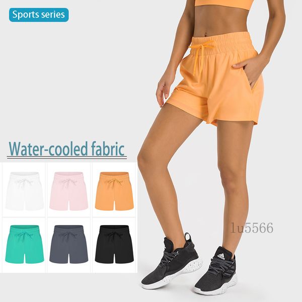 

lu moisture wicking, sweat wicking, water cooling shorts with drawstring waist, lightweight and breathable sports pants, women's outdoo