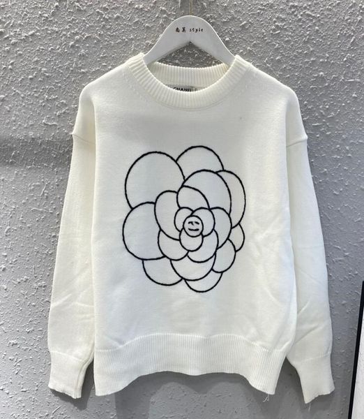 

cashmere sweaters womens long sleeve white designer sweater women knitted sweater pullover, White;black