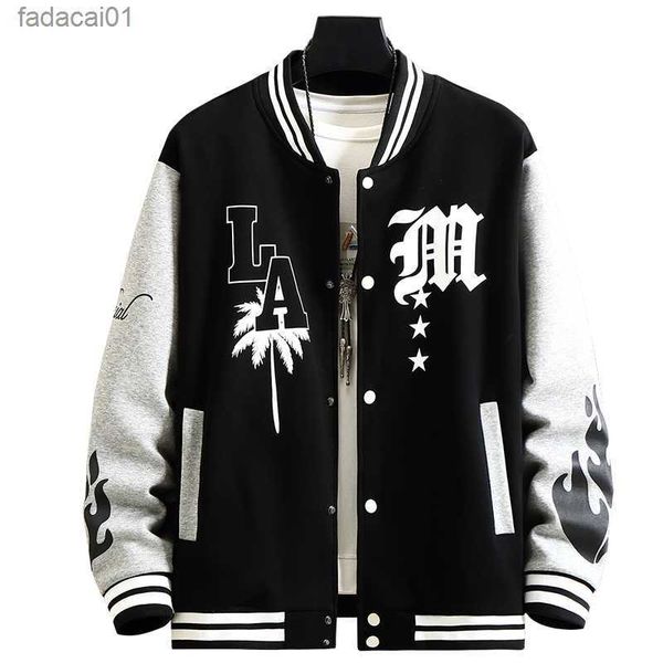 

men's down parkas men's swimwear men's school team cotton baseball apparel letter printing autumn bomber jacket extra large f, Black