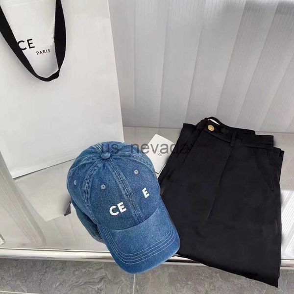 

stingy brim hats casual denim baseball cap designer beanie cap sesame cotton duck tongue hat sports sun hat official website sync j0816, Blue;gray