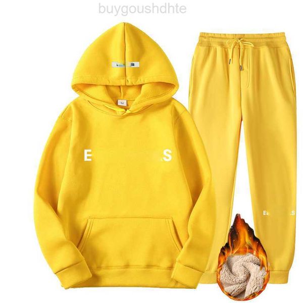 

es hoodies designer autumn winter men women hooded sweatshirt suit cotton fashion hip hop sweatshirts oversized streetwear tracks 7cvx, Black