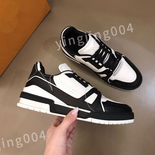 

new pot luxury out of office sneaker designer casual shoes low white black leather for walking mens womens trainers platform sneakers size