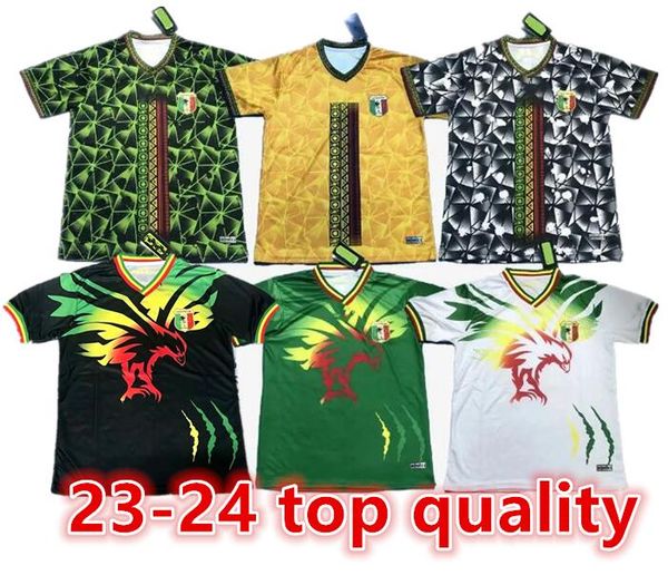 

2023/24 mali soccer jerseys national team soumaila mahamane mamadou salam 2023/24 home away third fourth men football shirt t mens uniform, Black;yellow