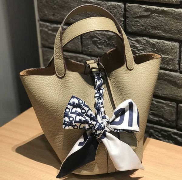 

woman birkins picotin bags designer bag leather basket bucket locks women's portable 2023 graffiti capacity vegetable fashion leisure