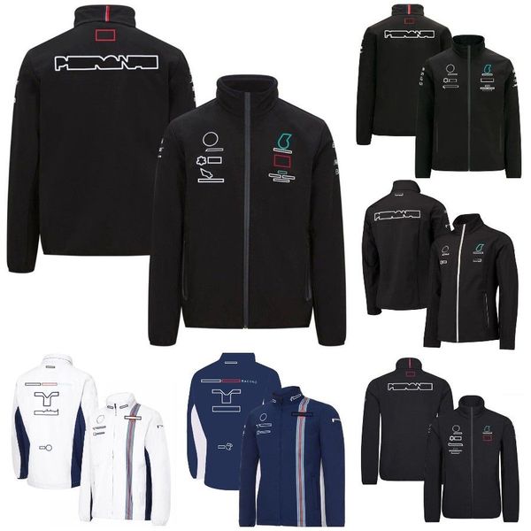 

new f1 jacket formula 1 team racing suit jacket spring autumn fans zip up sweatshirt men's windbreaker jackets motocross jersey