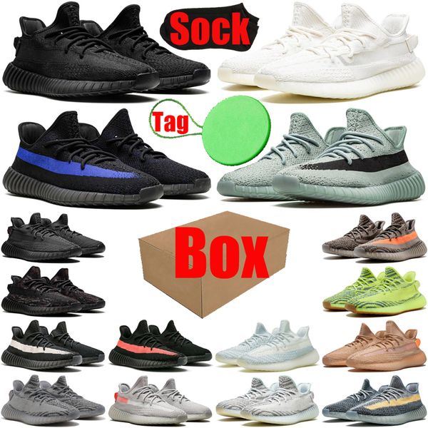 

with box running shoes for men women sneakers onyx bone dazzling blue cinder mens womens trainers sports runners