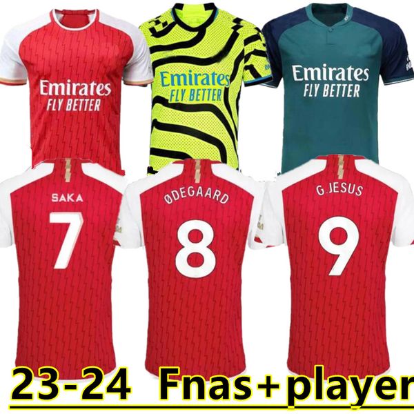 

23 24 smith rowe saka soccer jerseys fans player martinelli 2023 2024 football shirt men kids kit odegaard nketiah g.jesus zinchenko saliba, Black;yellow