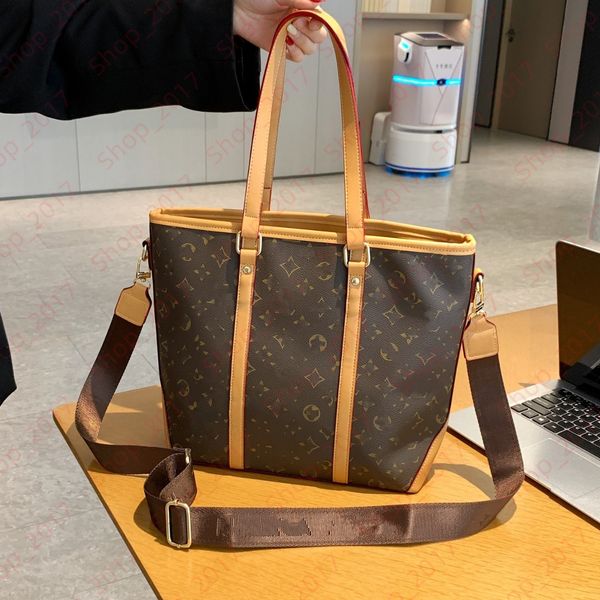 

never totes full handbag women bag fashion shopping evening purse monograms brown flower lady shoulder crossbody bag leather cross body tote