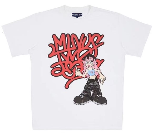

men's t-shirts minus two cargo y2k fugees t shirt for men womeen blusa mujer moda t-shirts minustwo clothes summer 230815, White;black