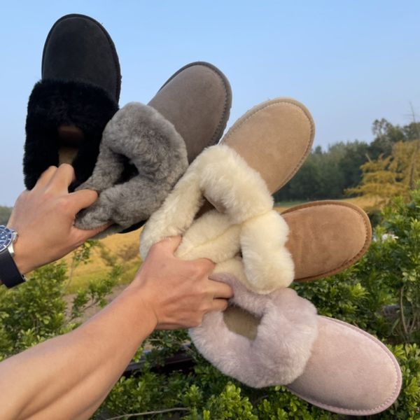 

australia nita suede shearling boot gray chestnut pink ankle booties slippers slip on slides women girl lady moccasins boots black platform