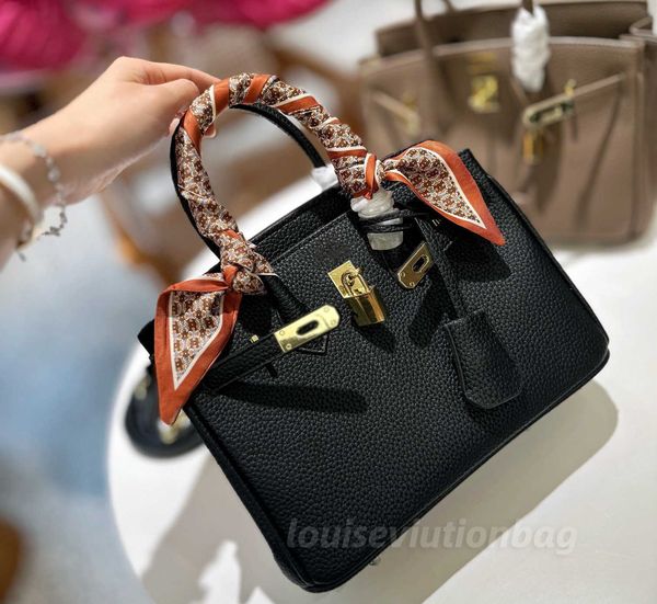 

birkin designer bag women tote bag luxury handbag brand shoulder bags large capacity multifunctional with original dust bag 25cm