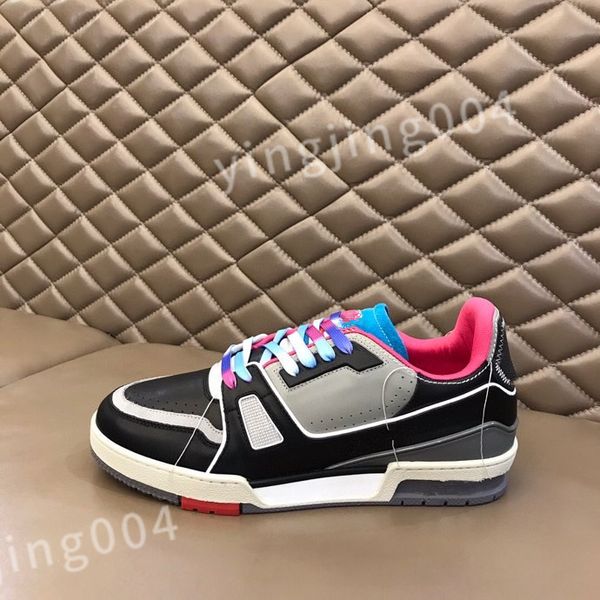 

2023 new pot out of office sneaker designer casual shoes low white black leather for walking mens womens trainers platform sneakers size 39