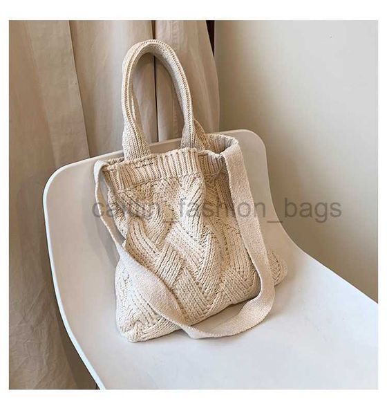

totes luxury handbag women's 2023 new knitted retro messenger caitlin_fashion_bags