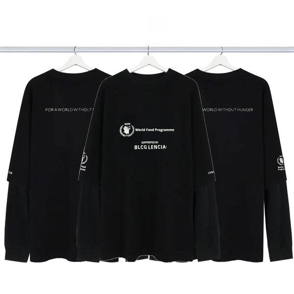 

blcg lencia autumn high standard long sleeve t-shirts men heavyweight 100% cotton fabric washed vintage retro pullover 85214, White;black