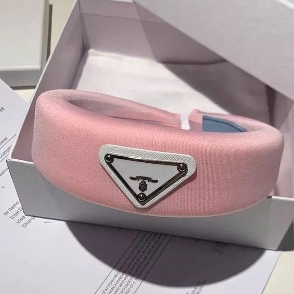

headband designers fashion famouse triangle letter headband candy color women girl letter stamp hair accessories cotton hairbands building p