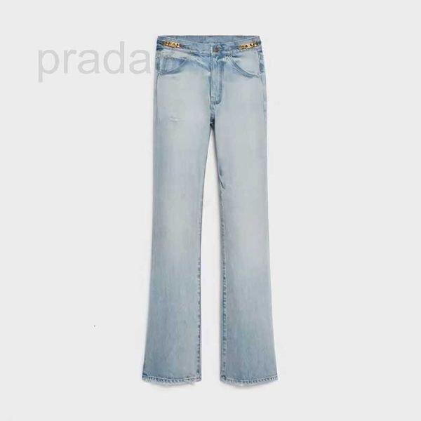

women's pants designer ce dark union wash washed denim medium high waist slightly flared straight leg jeans sgrx, Black