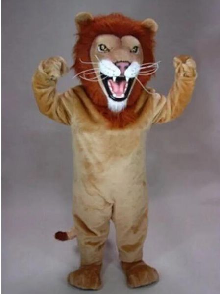 

african lion mascot costume suits party game animal fancy dress outfits advertising carnival halloween xmas parade, Red;yellow