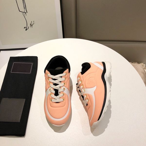 

2023 designer women casual shoes italy low-cut high letter high-quality sneaker beige ebony 2020, Black
