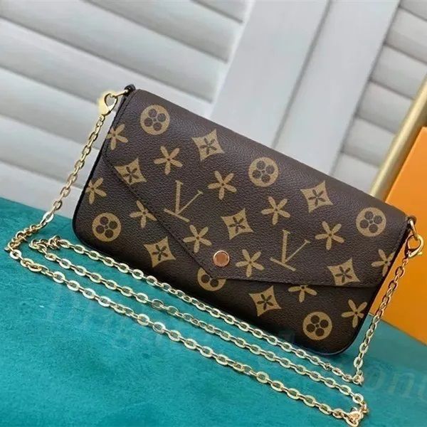 

2023 wallet female 3 pcs set multi pochette bag designer handbags women chain evening shoulder bags fashion messenger handbag purse tote 518
