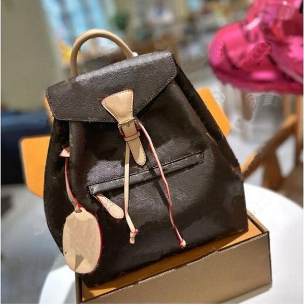 

5a quality classic luxury fashion bags women bag design handbags canvas backpack women's school bag styl backpacks brown