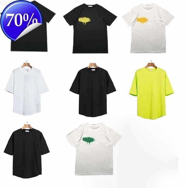 

taz6 men's t shirts 21ss designer of luxury t shirt brand palms angels angel t shirt pa clothing spray letter short sleeve spring summe, White;black