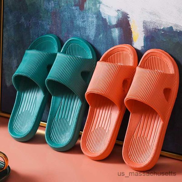

slipper summer home slippers men non-slip outdoor beach flip flops sandals soft sole indoor thick platform bathroom slippers r230816, Black;grey