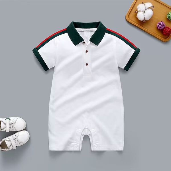 

baby bodysuits short sleeve baby boy's sets overall cotton infant baby jumpsuit newborn clothes, Blue