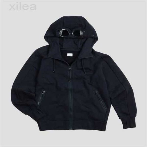 

men's hoodies sweatshirts two googles cp mens hoodie brand hood casual long sleeve jumpers designer company sweatshirt luxury pullover, Black