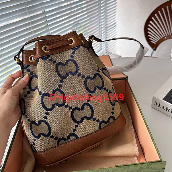 

bucket bag 2023 new tide diagonal bag fashion mini tassel shoulder bag korean version leather retro style bag female