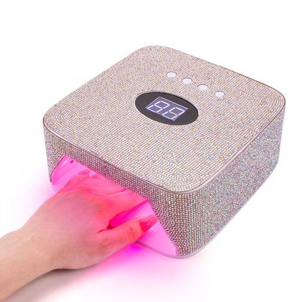 

nail dryers bling-bling rechargeable nail lamp with battery cordless gel polish dryer machine uv light for nails wireless nail uv led lamp 2