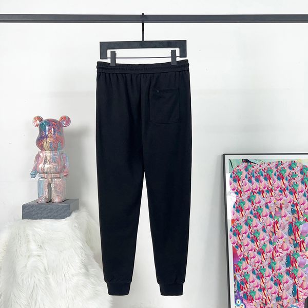 

fashion designer pants slim sports pants men's casual pants women's sports pants-kk88, Black