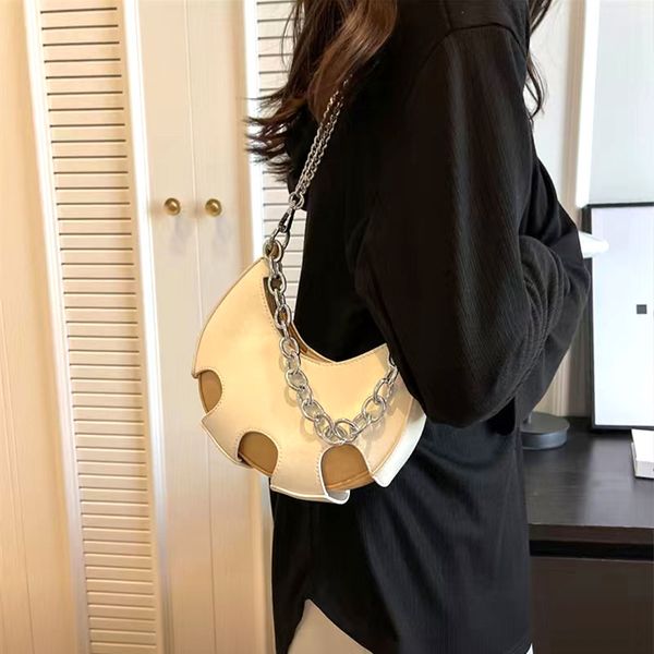

2023 new fashion original crescent bag all-fit handbag senior sense niche chain single shoulder crossbody saddle bag