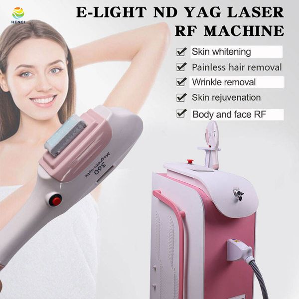 

medical aesthetic equipment opt ipl machine yag laser wrinkle removal skin rejuvenation machine depilator laser ipl 360 magneto optical, Black