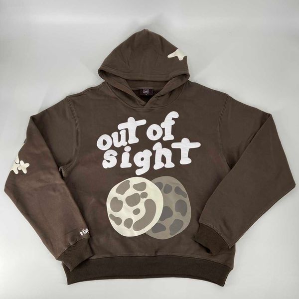 

broken planet out of sight puff hoodie trend, Black