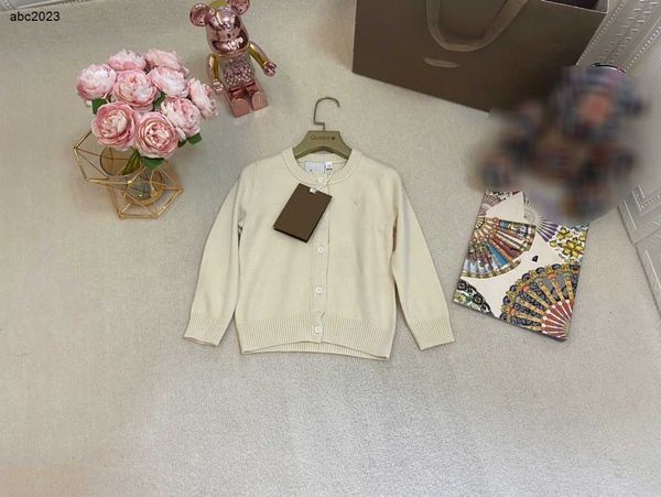 

new designer round neck kids cardigan fashion single breasted baby sweater size 90-160 cm long sleeved solid color jacket july27, Blue
