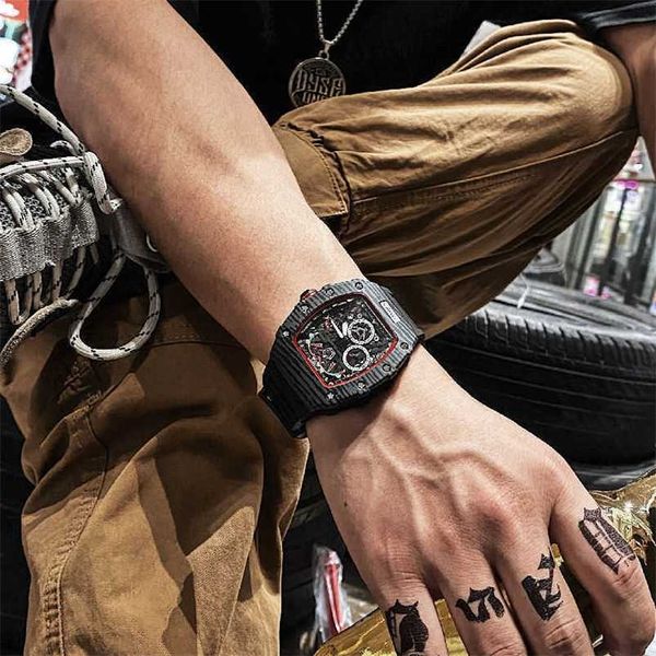 

automatic mechanical watches richaes brand rm milles watch men's fully automatic mechanical high end handsome barrel style fashion hand